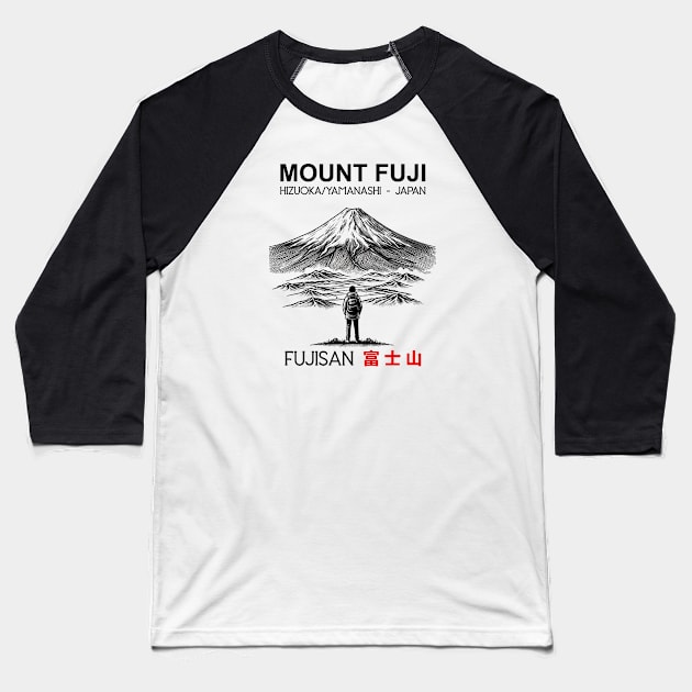 Fujisan Baseball T-Shirt by nrwahid